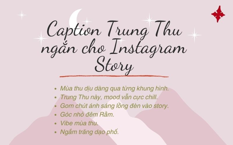 Caption Trung Thu ngắn cho Instagram Story