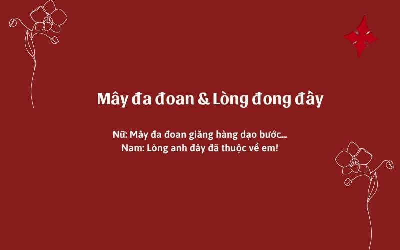 Thơ đối đáp thả thính 2 câu ngắn gọn, táo bạo