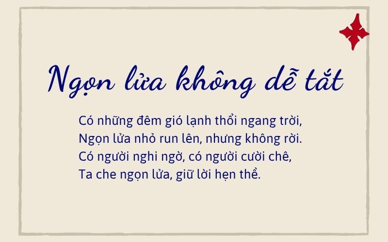 Ngọn lửa không dễ tắt