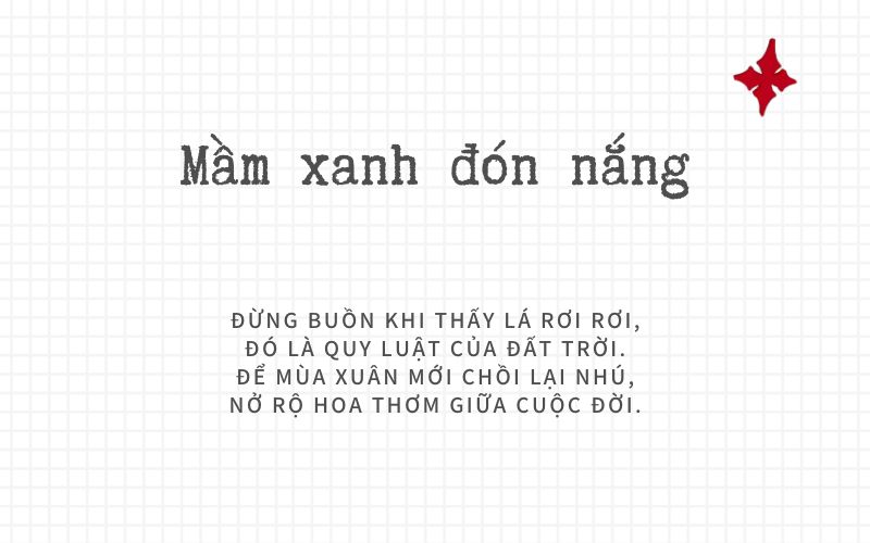Thơ tiếp thêm động lực & Hy vọng