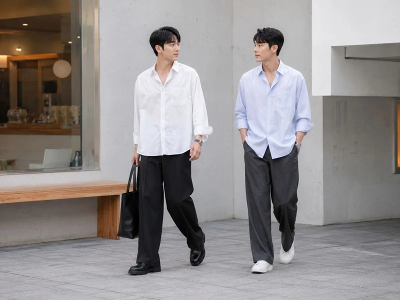 Phong cách Smart-Streetwear với quần Tây/Trousers xếp li