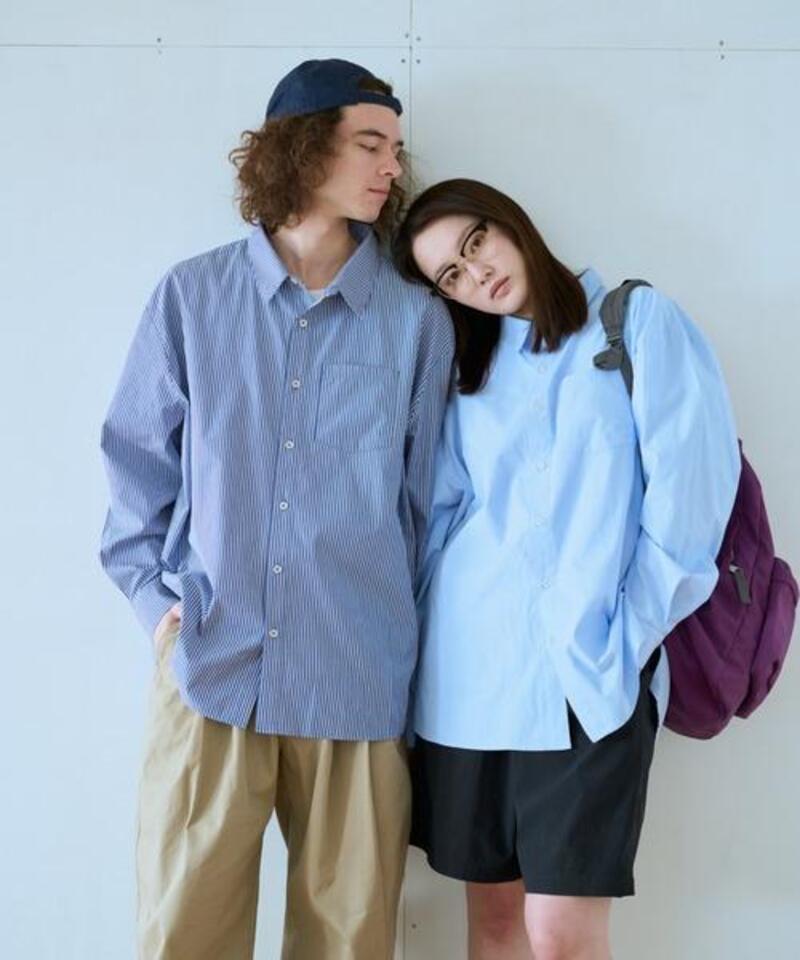 Áo lớp sơ mi oversize phong cách Hàn Quốc
