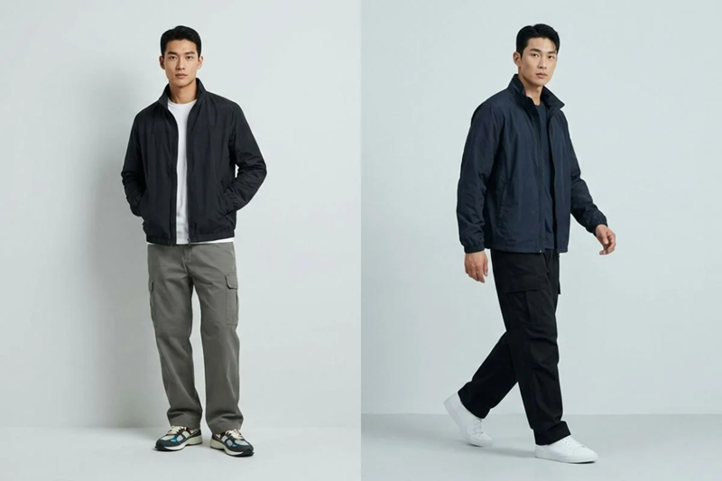 Kết hợp áo sơ mi oversize cùng quần Cargo